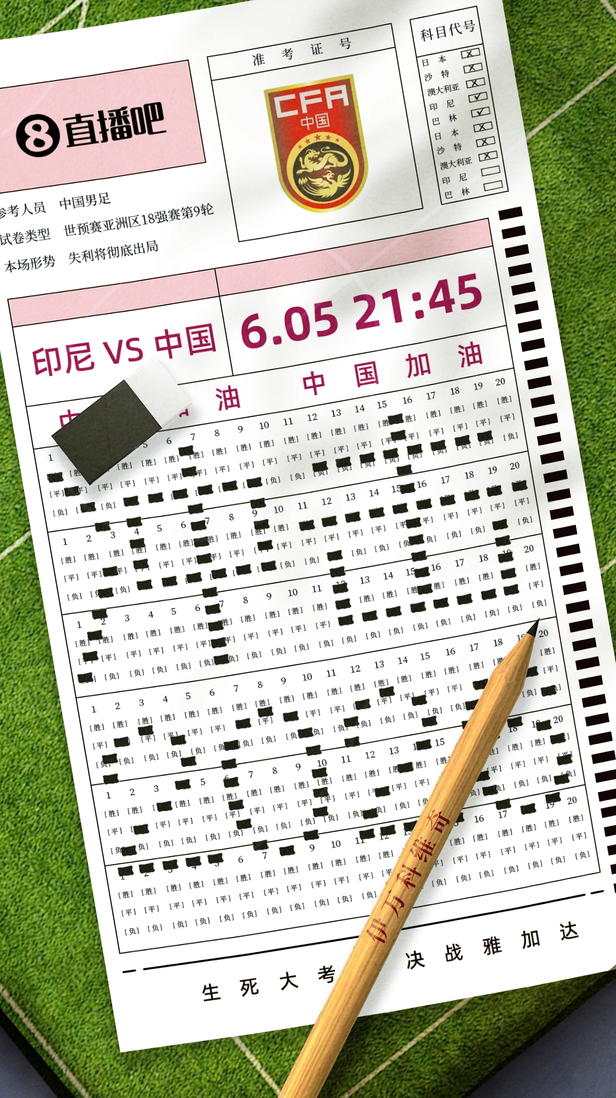 生死戰(zhàn)賽果預(yù)測(cè)：國(guó)足生死戰(zhàn)客戰(zhàn)印尼能否取勝，延續(xù)出線希望？