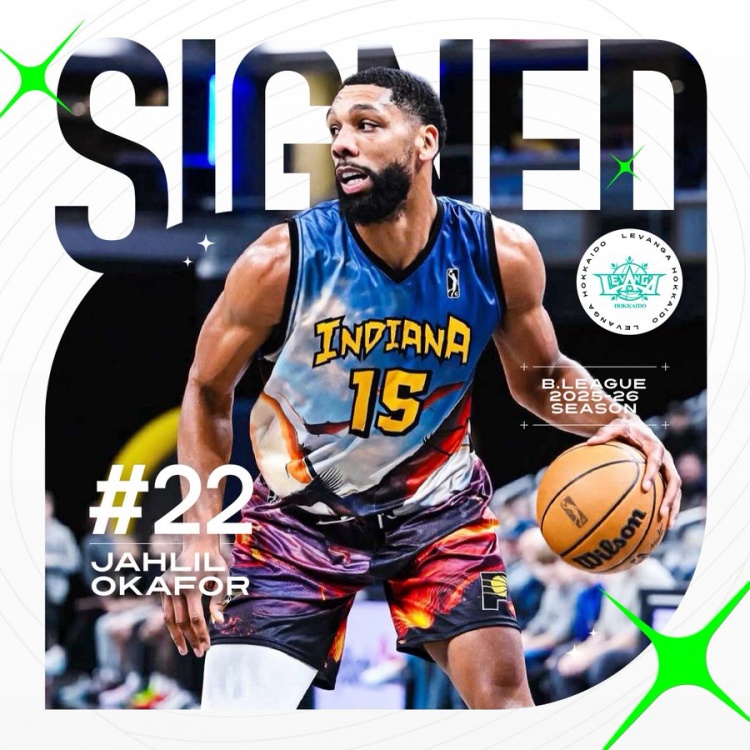 15年NBA探花&CBA舊將！奧卡福加盟日本B聯(lián)賽俱樂部北海道