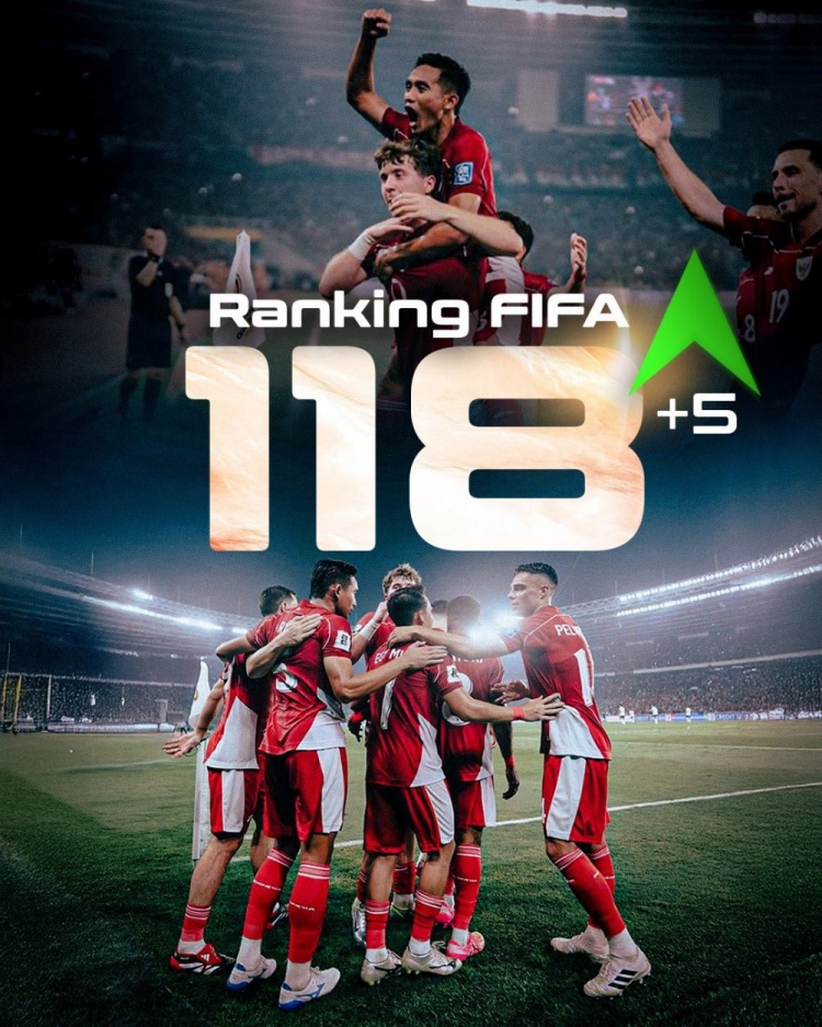 托希爾：印尼隊世界排名第118位創(chuàng)近19年最佳，未來爭取進前100