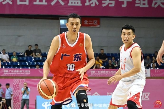 宋希+王晶壓陣！廣東奪全運群眾籃球男子組35-44歲和45-60歲冠軍