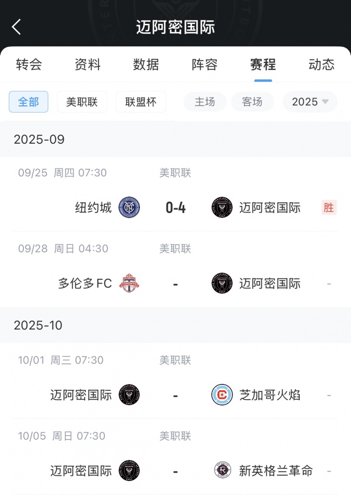 兩連客！邁阿密下場比賽間隔不足67小時，還需奔赴加拿大