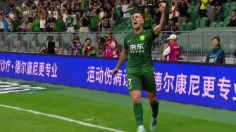 終結(jié)三連敗！國安4-2本賽季三殺大連英博，法比奧戴帽塞鳥傳射